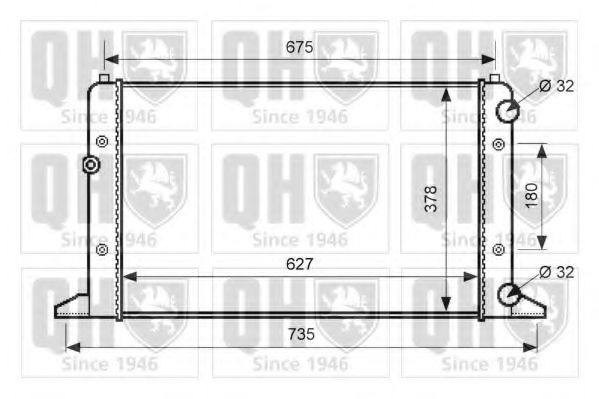 Imagine Radiator, racire motor QUINTON HAZELL QER2582