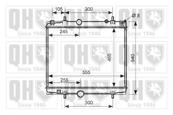 Imagine Radiator, racire motor QUINTON HAZELL QER2592