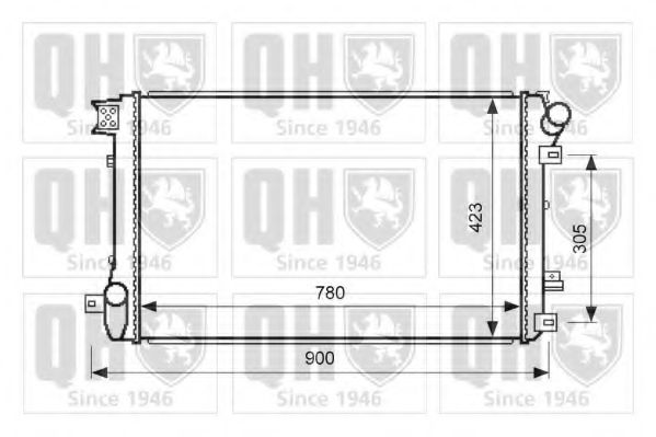 Imagine Radiator, racire motor QUINTON HAZELL QER2597