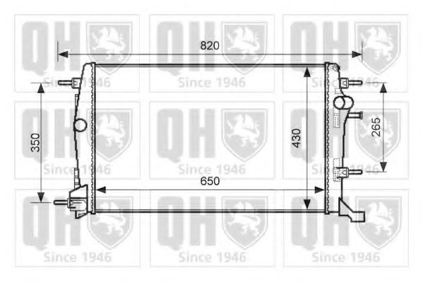 Imagine Radiator, racire motor QUINTON HAZELL QER2600