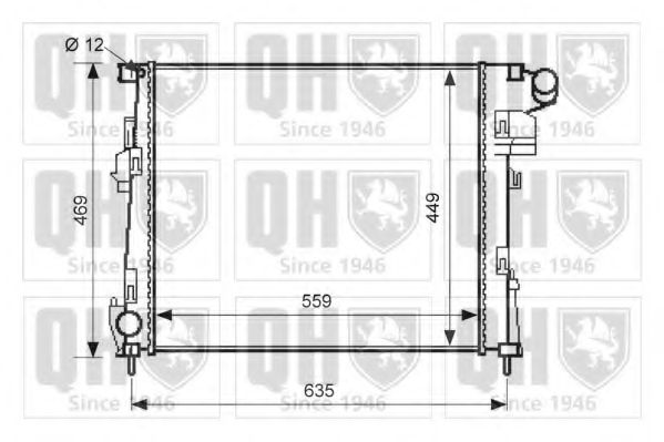 Imagine Radiator, racire motor QUINTON HAZELL QER2607