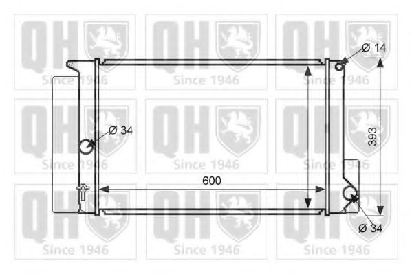 Imagine Radiator, racire motor QUINTON HAZELL QER2612