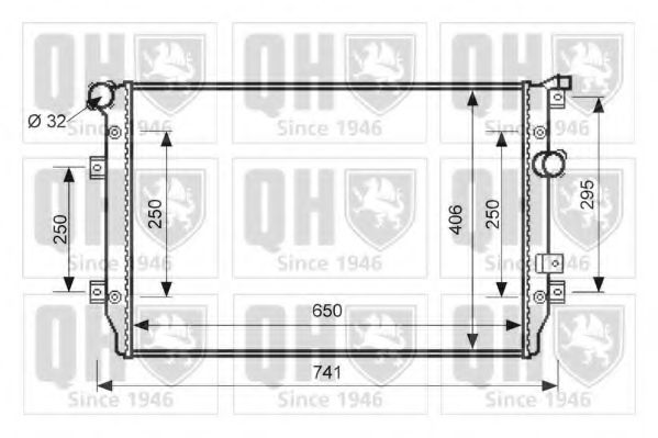 Imagine Radiator, racire motor QUINTON HAZELL QER2616