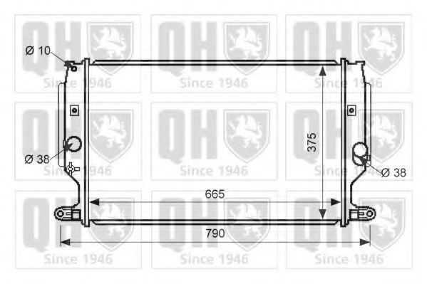 Imagine Radiator, racire motor QUINTON HAZELL QER2620