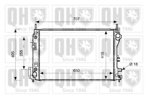 Imagine Radiator, racire motor QUINTON HAZELL QER2634