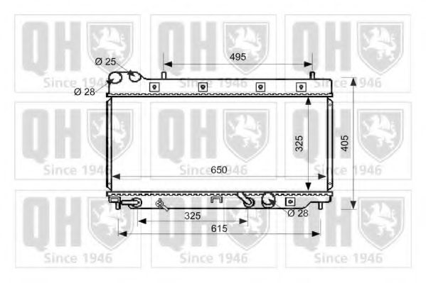 Imagine Radiator, racire motor QUINTON HAZELL QER2650