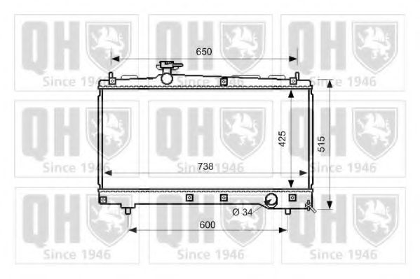 Imagine Radiator, racire motor QUINTON HAZELL QER2656