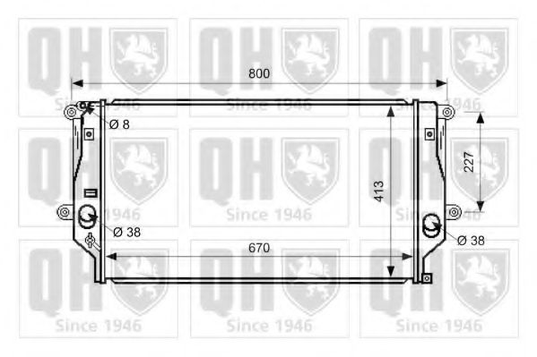 Imagine Radiator, racire motor QUINTON HAZELL QER2658