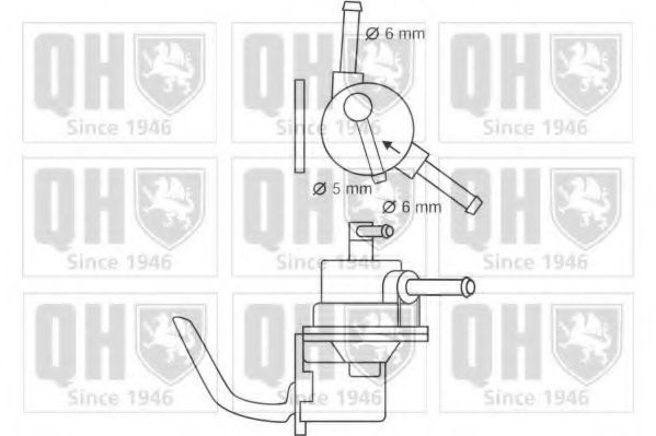 Imagine Pompa combustibil QUINTON HAZELL QFP273