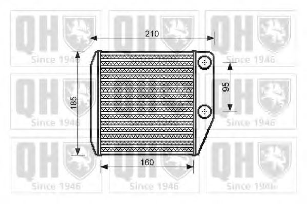 Imagine Schimbator caldura, incalzire habitaclu QUINTON HAZELL QHR2200