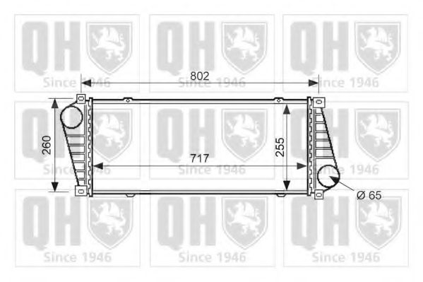 Imagine Intercooler, compresor QUINTON HAZELL QIC101