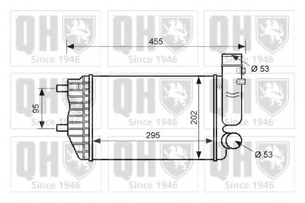 Imagine Intercooler, compresor QUINTON HAZELL QIC103