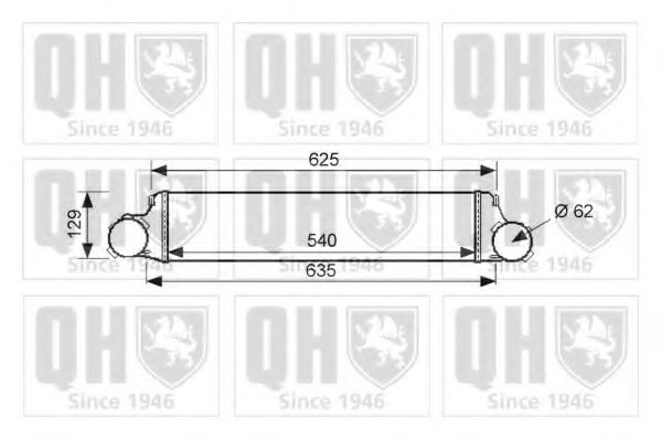 Imagine Intercooler, compresor QUINTON HAZELL QIC122