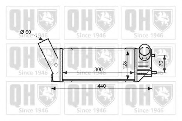 Imagine Intercooler, compresor QUINTON HAZELL QIC129