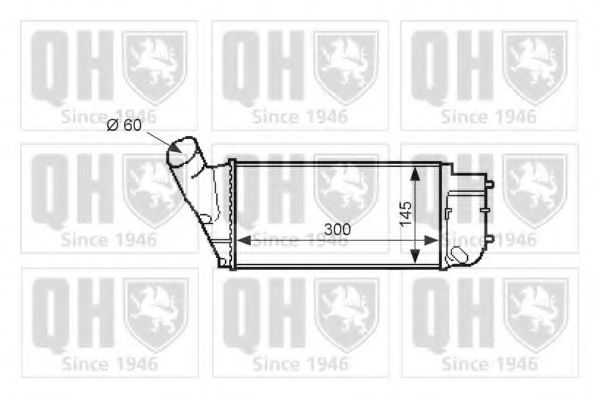 Imagine Intercooler, compresor QUINTON HAZELL QIC130