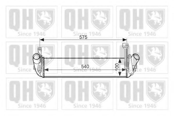 Imagine Intercooler, compresor QUINTON HAZELL QIC133