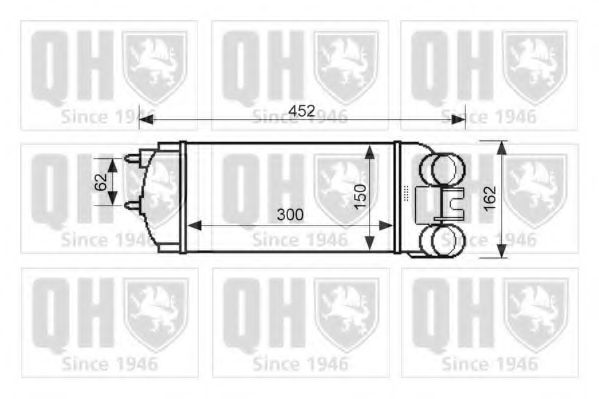 Imagine Intercooler, compresor QUINTON HAZELL QIC134