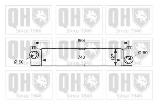 Imagine Intercooler, compresor QUINTON HAZELL QIC137