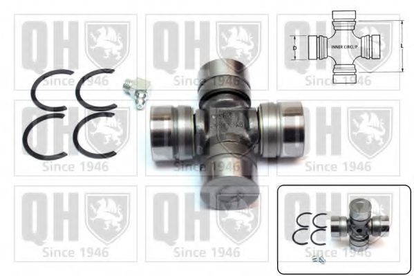Cruce ax, Roata dintata conica de echilibrare-Diferential QUINTON HAZELL QL505