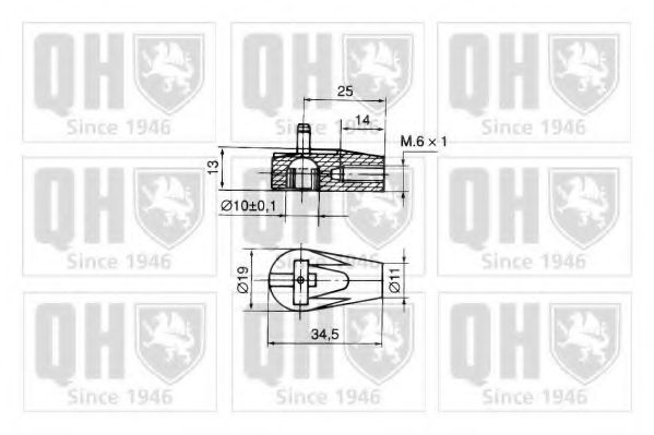 Imagine Amortizor portbagaj QUINTON HAZELL QTS128016