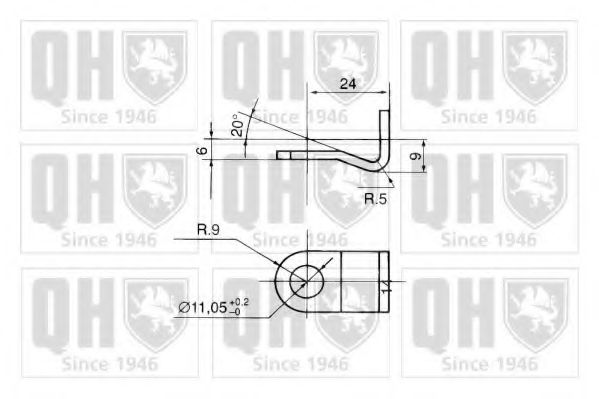 Imagine Amortizor portbagaj QUINTON HAZELL QTS128054