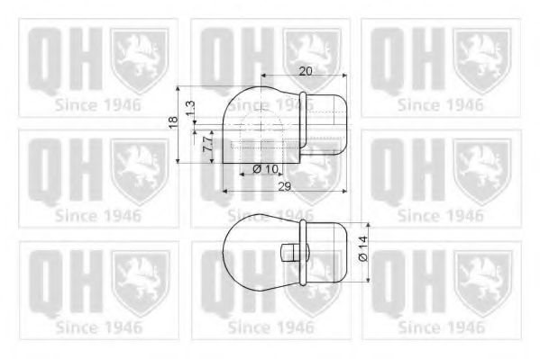 Imagine Amortizor portbagaj QUINTON HAZELL QTS128106