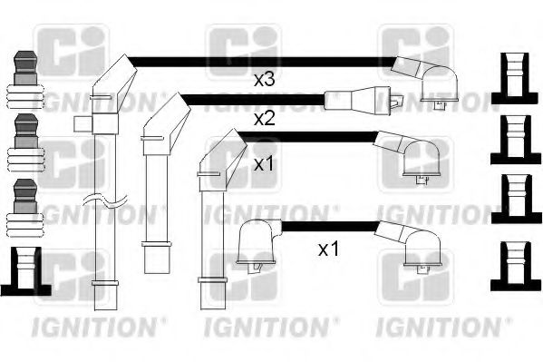 Imagine Set cablaj aprinder QUINTON HAZELL XC1044