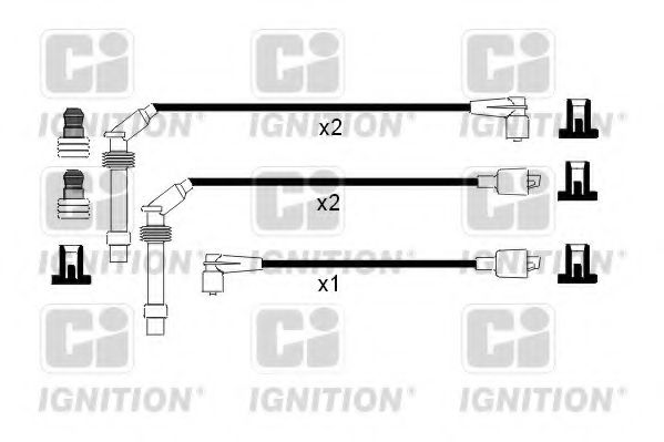 Imagine Set cablaj aprinder QUINTON HAZELL XC644