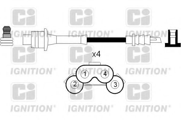 Imagine Set cablaj aprinder QUINTON HAZELL XC878