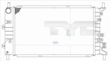 Imagine Radiator, racire motor TYC 710-0036