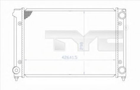 Imagine Radiator, racire motor TYC 737-0018