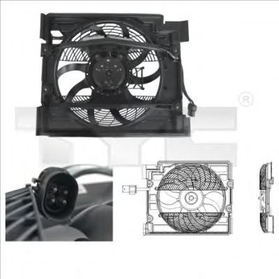 Imagine Ventilator, radiator TYC 803-0006