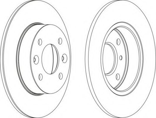 Imagine Disc frana FERODO DDF070C-1