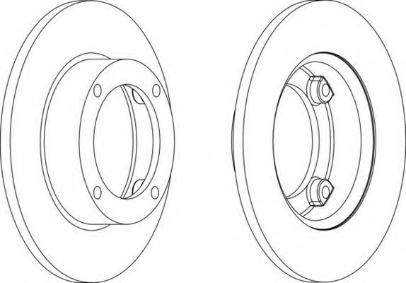 Imagine Disc frana FERODO DDF073