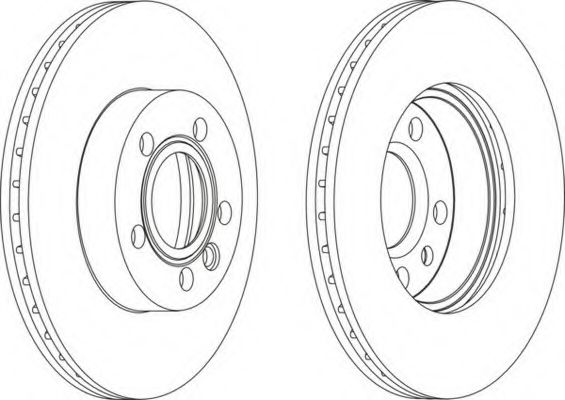 Imagine Disc frana FERODO DDF1010-1