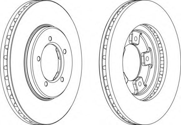 Imagine Disc frana FERODO DDF1039