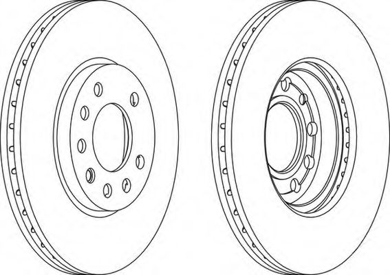 Imagine Disc frana FERODO DDF1042