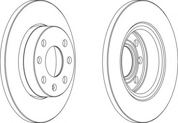 Imagine Disc frana FERODO DDF116C-1