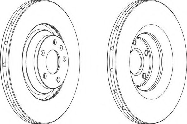 Imagine Disc frana FERODO DDF1238