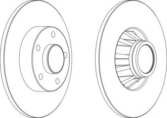 Imagine Disc frana FERODO DDF1498