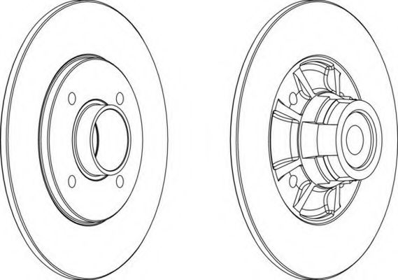 Imagine Disc frana FERODO DDF1517