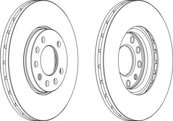 Imagine Disc frana FERODO DDF1678