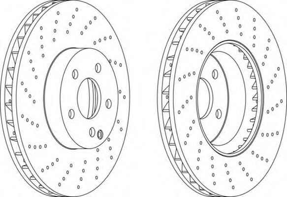 Imagine Disc frana FERODO DDF1694C-1