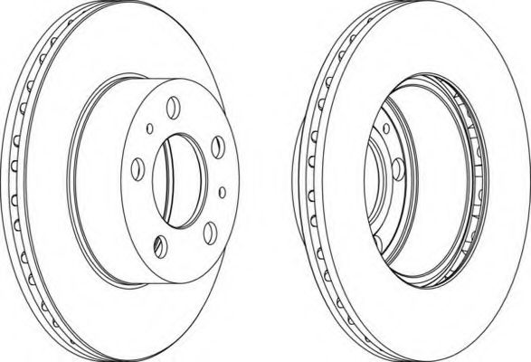 Imagine Disc frana FERODO DDF174