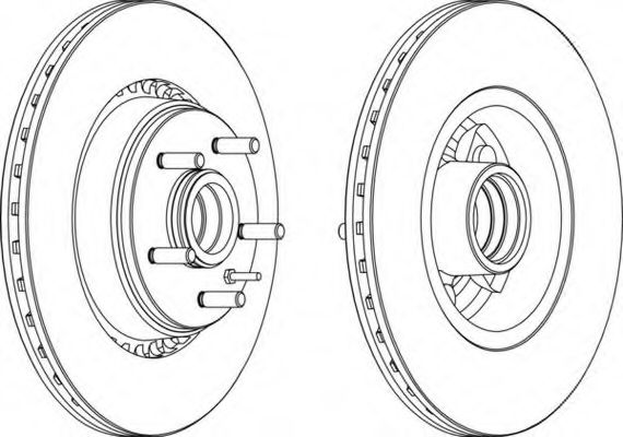 Imagine Disc frana FERODO DDF179