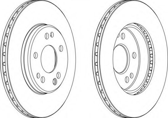 Imagine Disc frana FERODO DDF181C-1