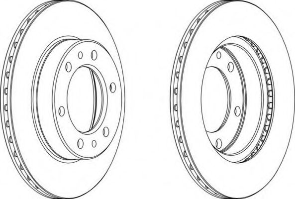 Imagine Disc frana FERODO DDF347