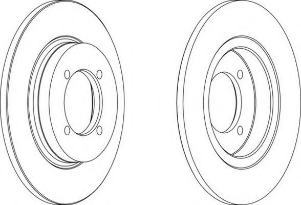 Imagine Disc frana FERODO DDF378