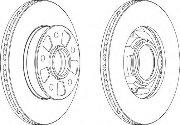 Imagine Disc frana FERODO DDF734