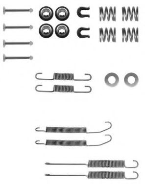 Imagine Set accesorii, sabot de frana FERODO FBA152
